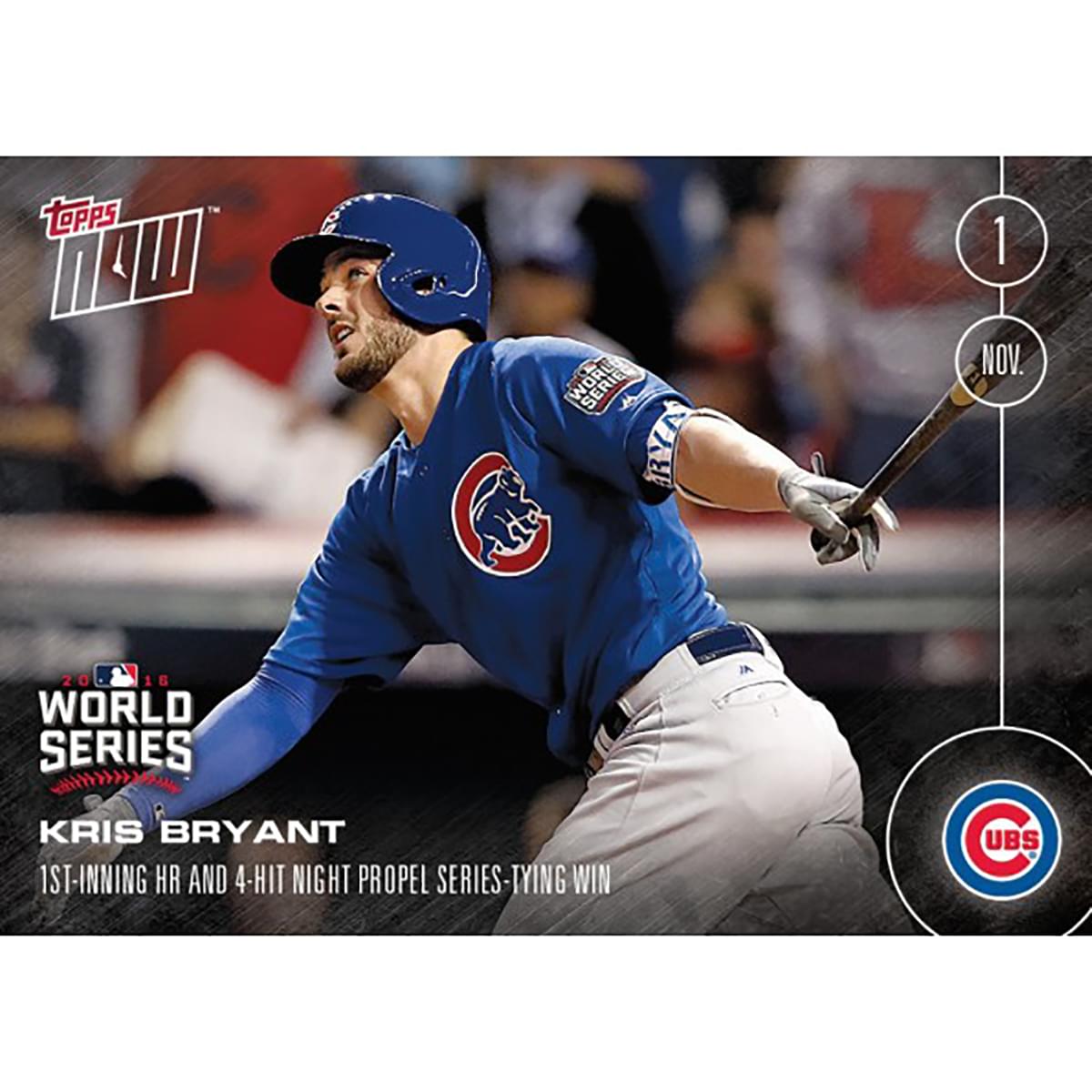 MLB Chicago Cubs Kris Bryant #650 2016 Topps NOW Trading Card