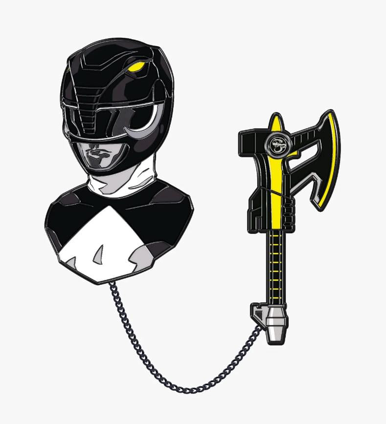 Power Rangers Luxury Enamel Icon Pin | Black Ranger