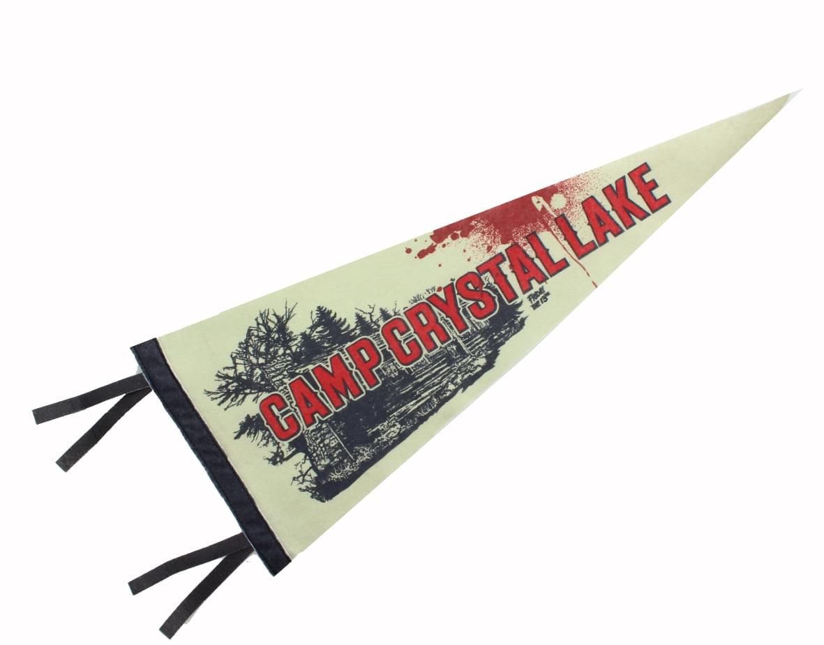 Friday the 13th Camp Crystal Lake 20-Inch Felt Pennant