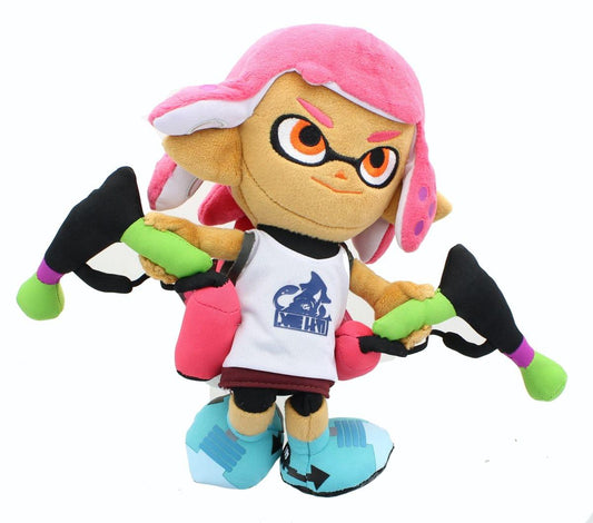 Nintendo Splatoon 9-Inch Plush - Inkling Girl Neon Pink