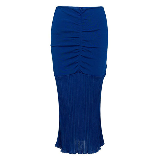 Blue Viscose Midi