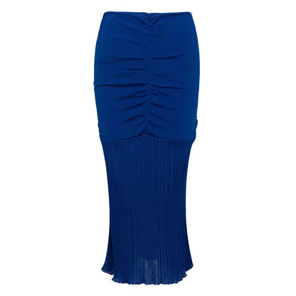 Blue Viscose Midi