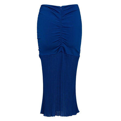 Blue Viscose Midi