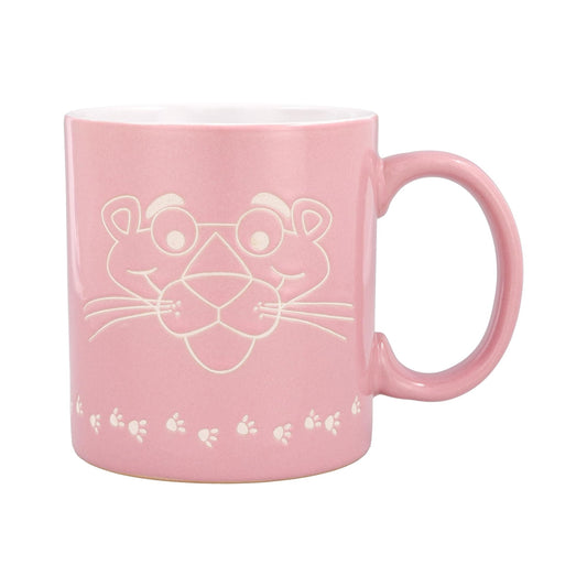 The Pink Panther Vintage Logo Wax-Resist Ceramic Mug | Holds 20 Ounces