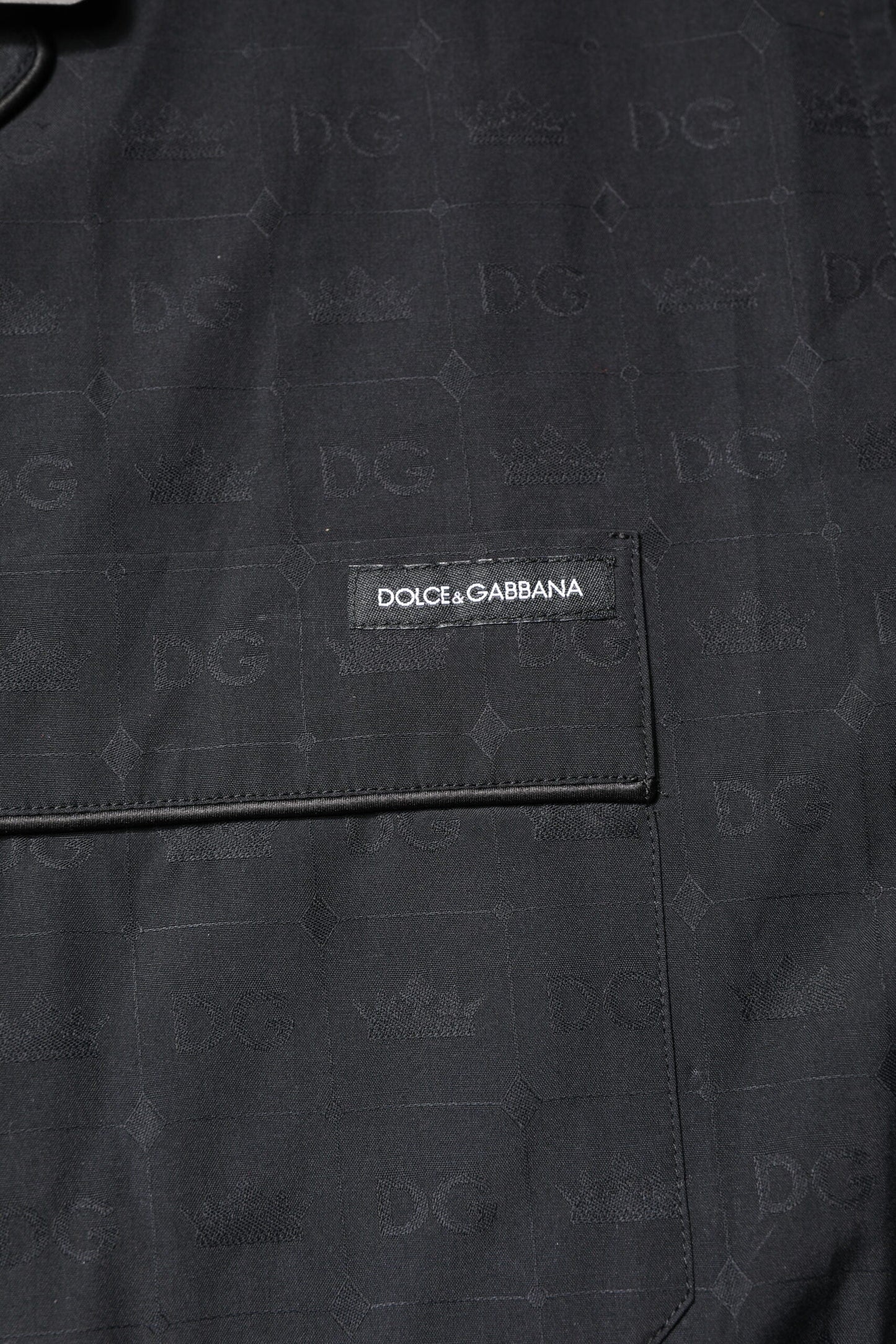 Black Cotton Men Pajama Set Sleepwear