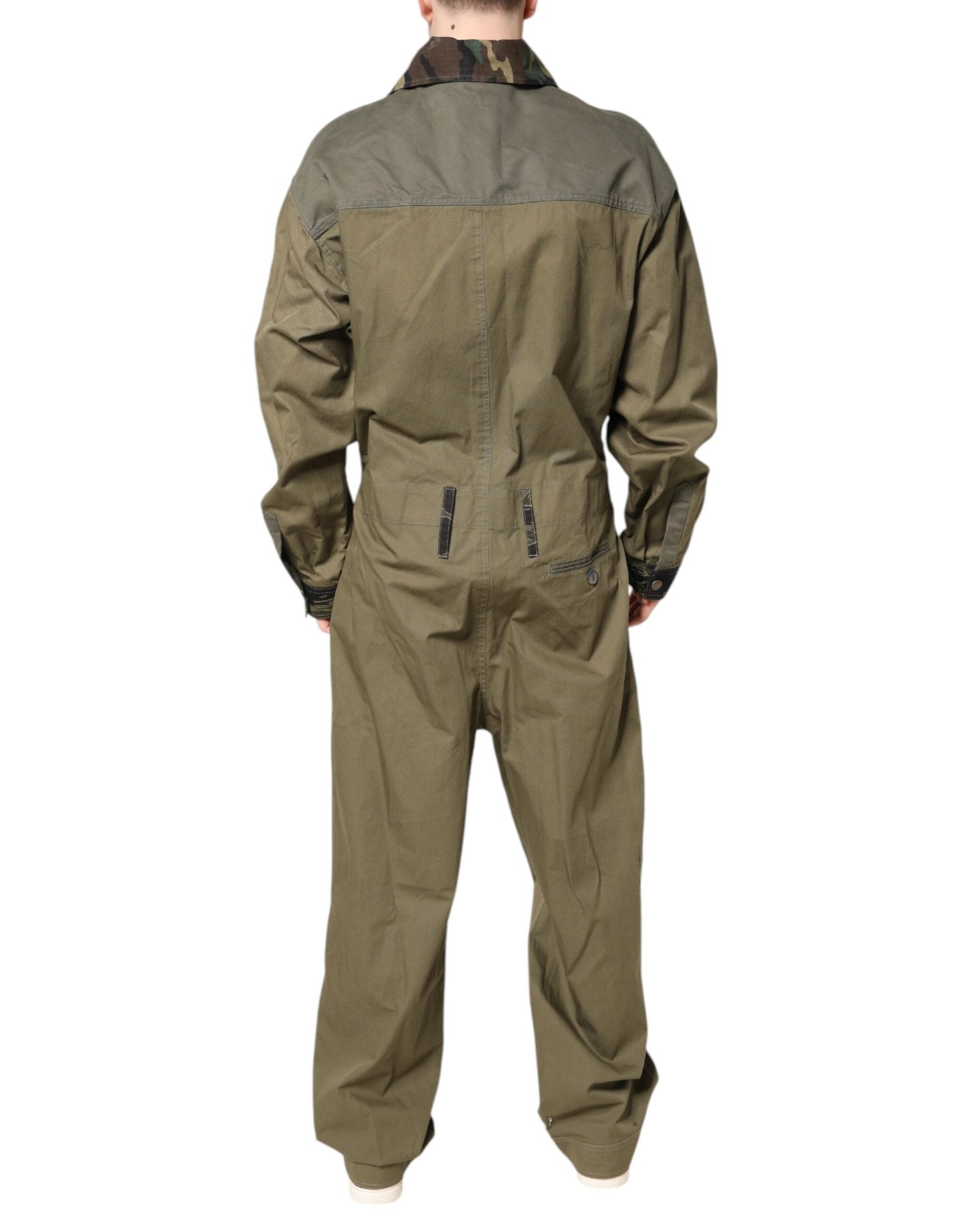 Brown Cotton Stretch Shirt Pants Casual Set