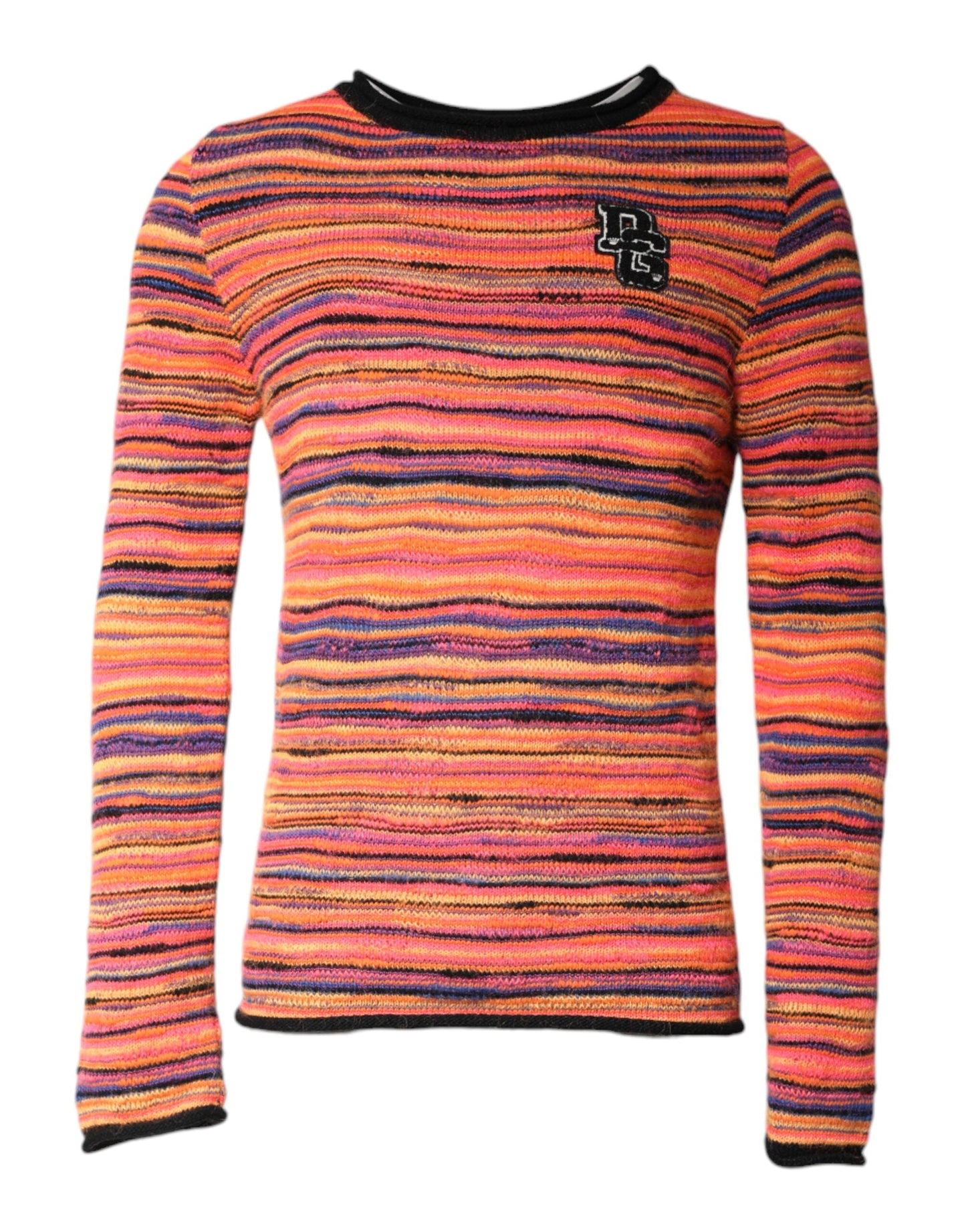 Multicolor Wool DGLogo Knit Pullover Sweater