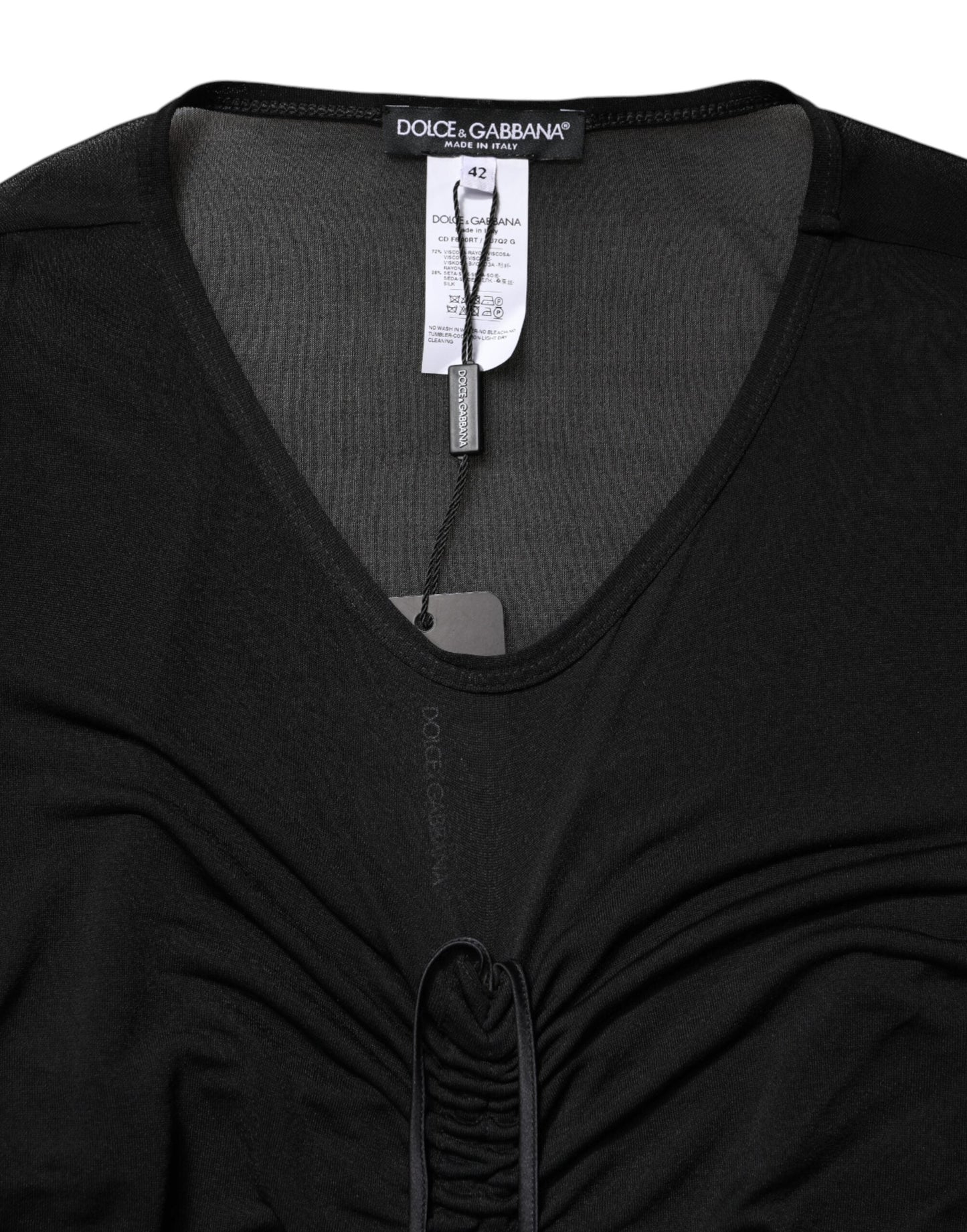 Black Mesh Trim Bodycon Long Sheath Dress