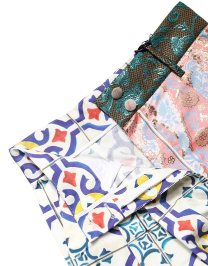 Multicolor High Waist Women Hot Pants Shorts