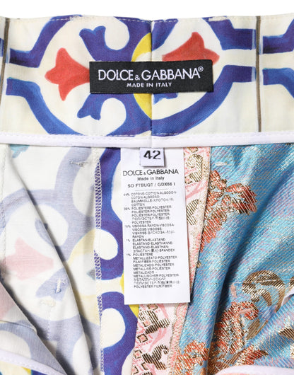 Multicolor High Waist Women Hot Pants Shorts