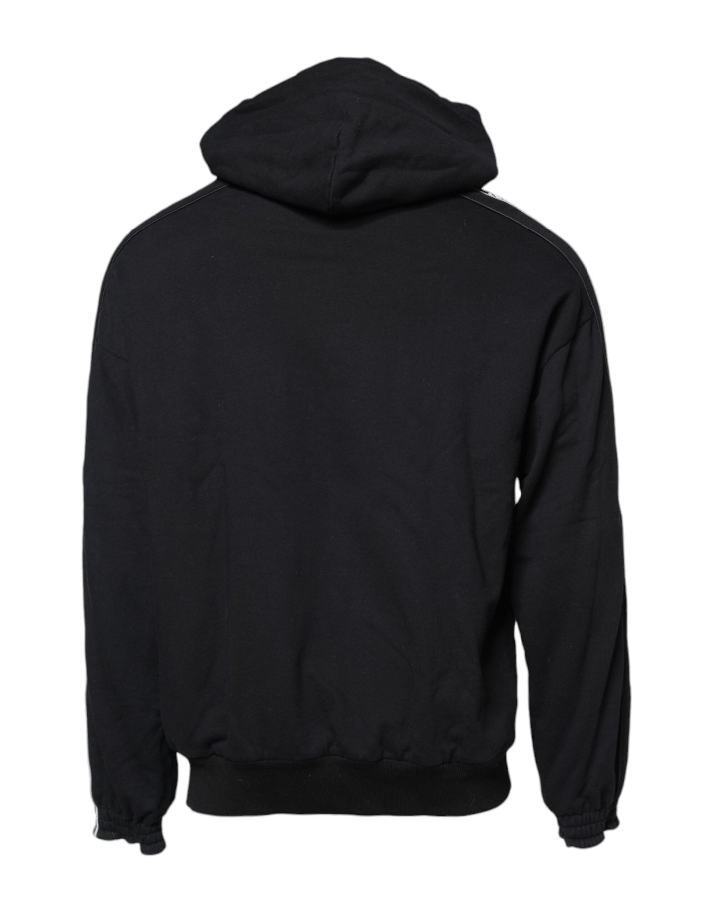 Black Cotton Logo Hooded Sweatshirt Sweater