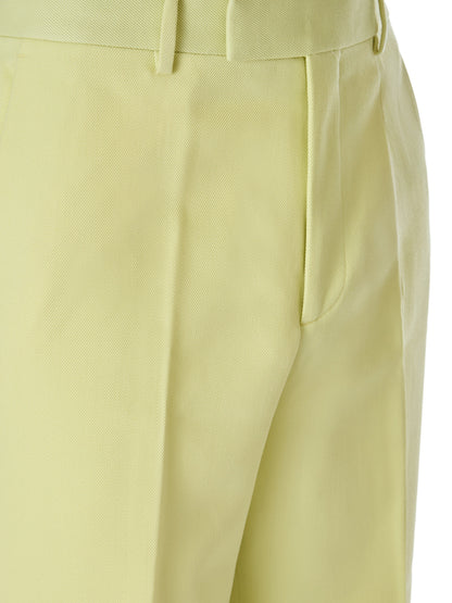 Lime Yellow Polyester Pants