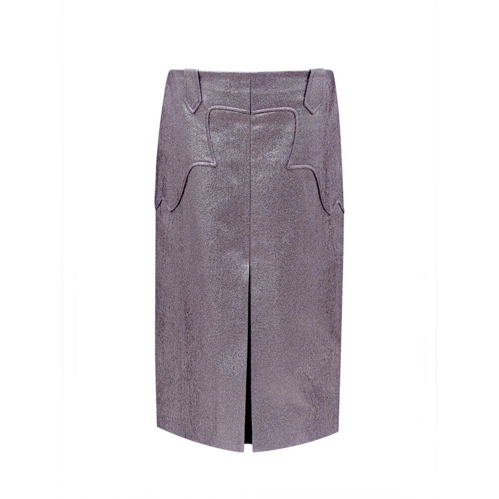 Purple Polyamide Skirt