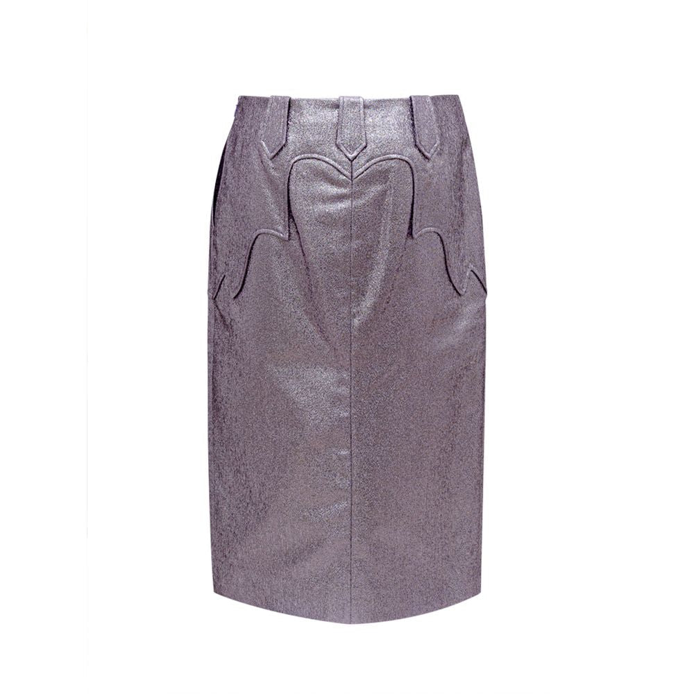 Purple Polyamide Skirt