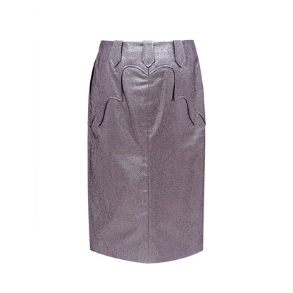 Purple Polyamide Skirt