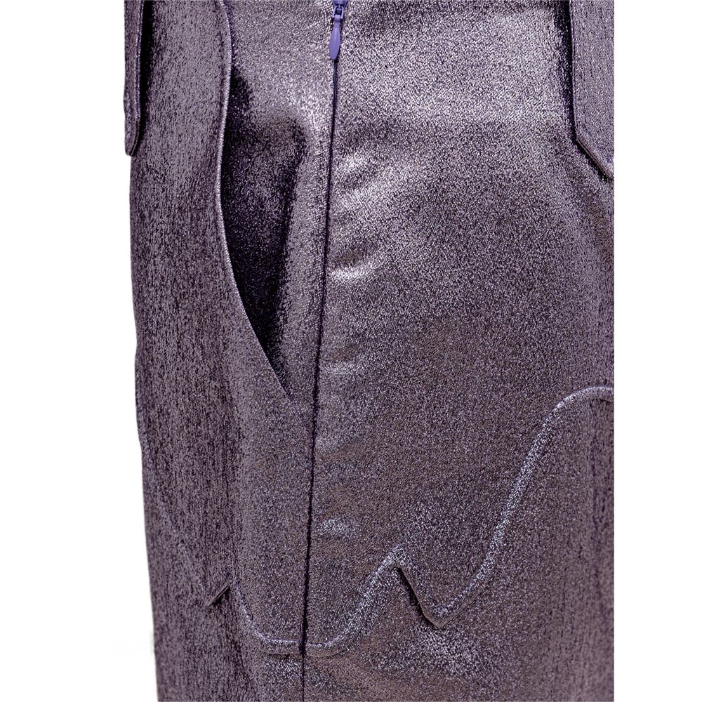 Purple Polyamide Skirt