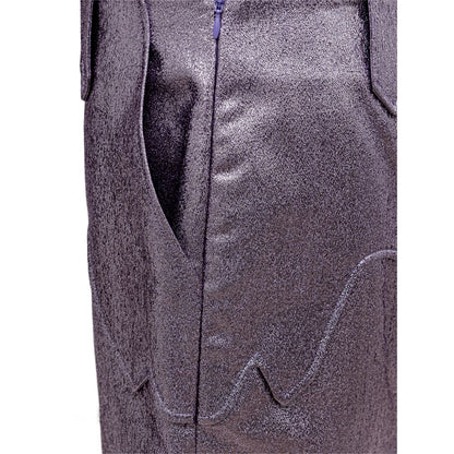 Purple Polyamide Skirt
