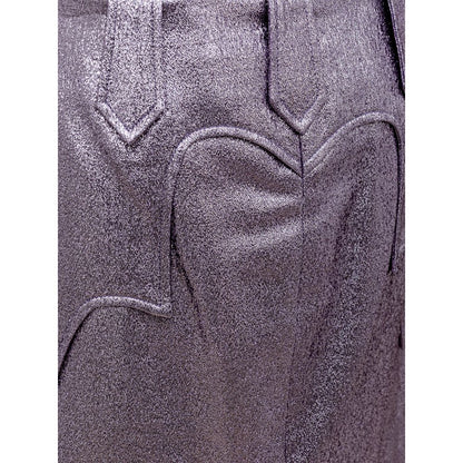 Purple Polyamide Skirt
