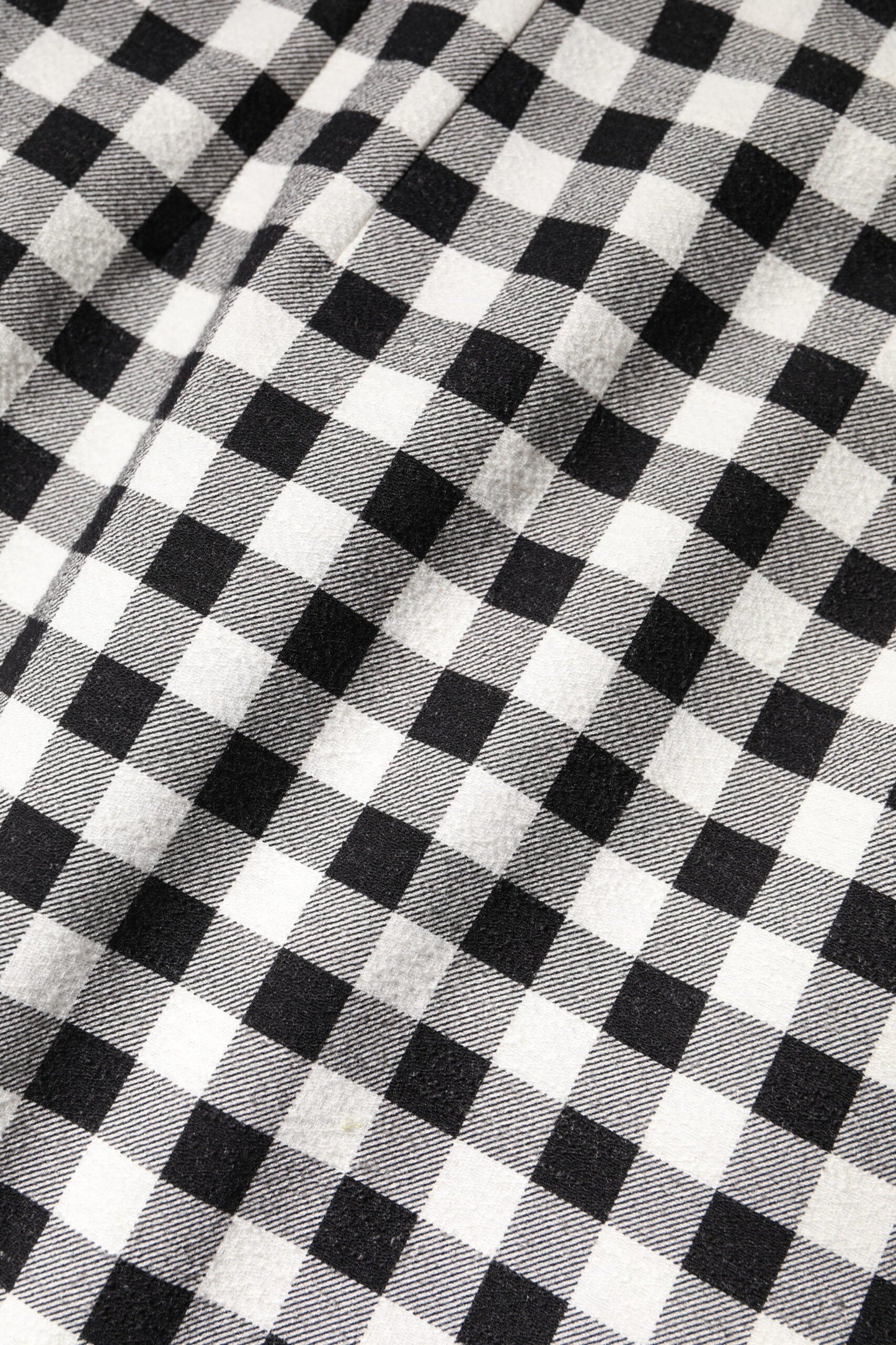 White Black Checkered Sleeveless Sheath Dress