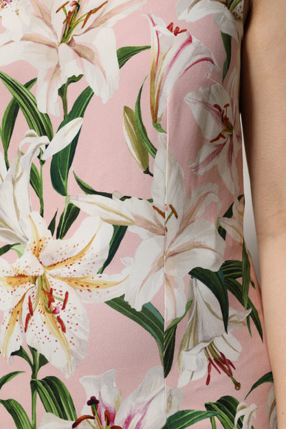 Multicolor Floral Print Round Neck Tank Top