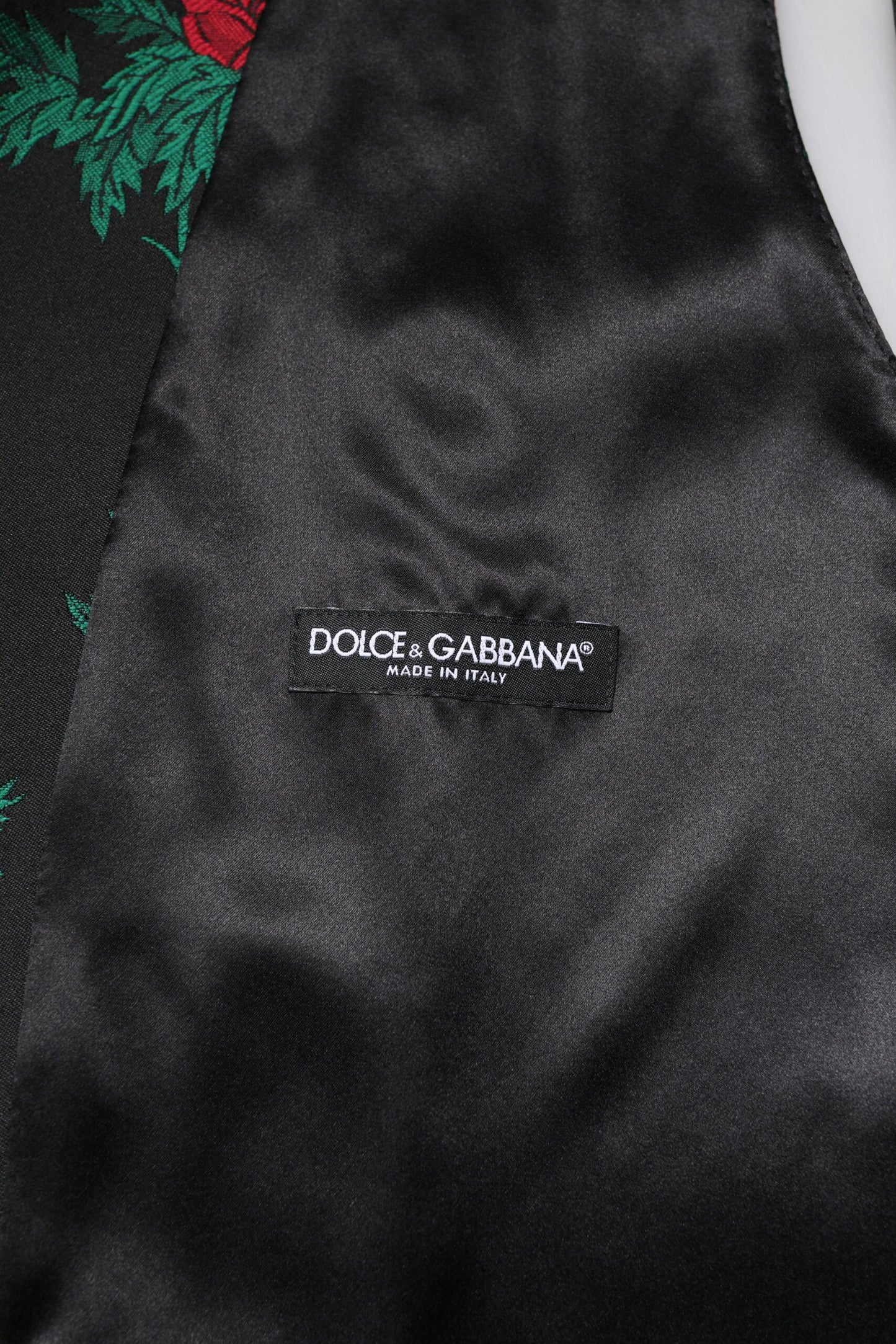 Red Floral Brocade Formal Men Waistcoat Vest