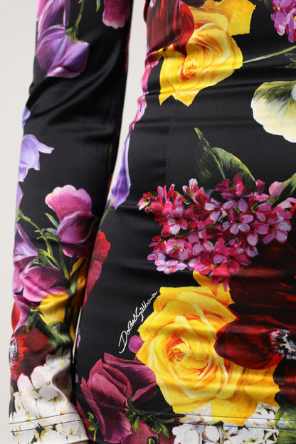 Multicolor Ortensies Long Sleeves Blouse Top