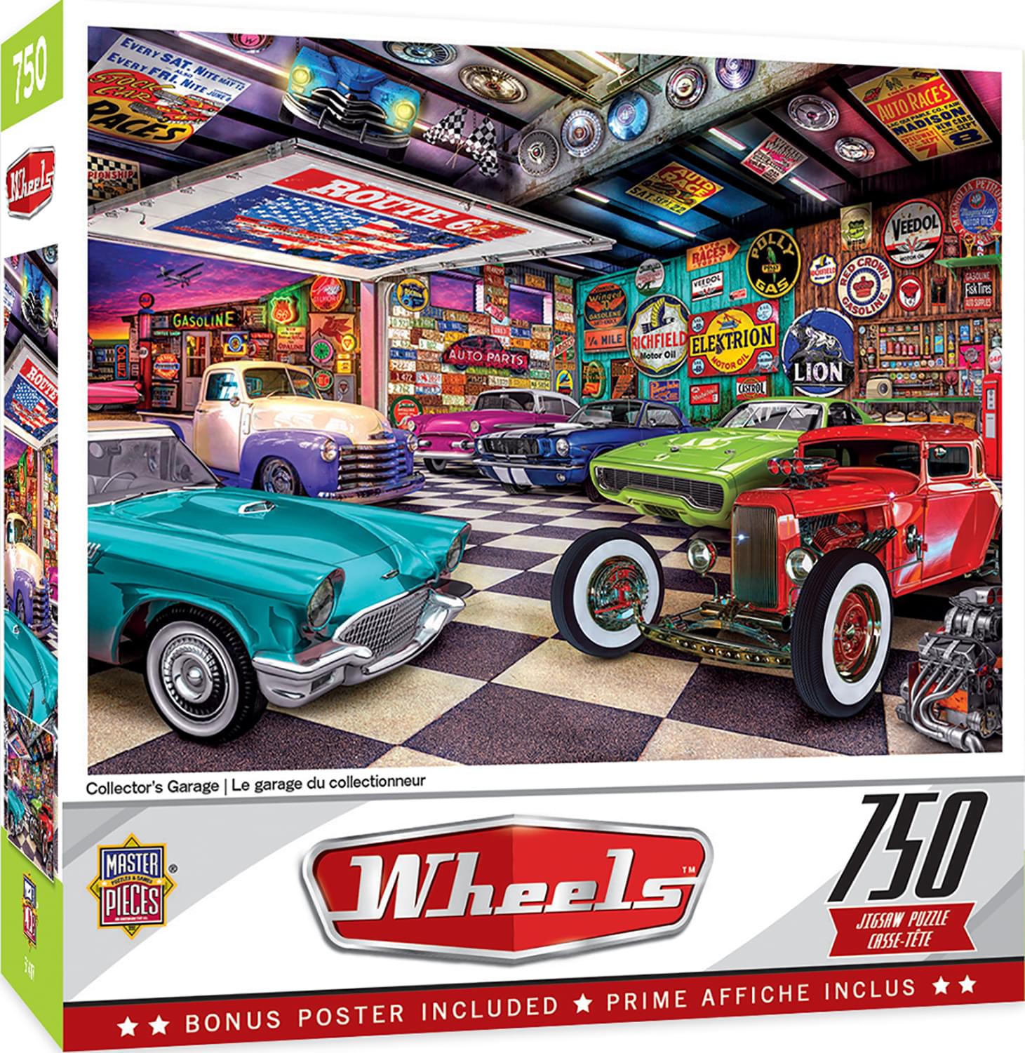 Collectors Garage 750 Piece Jigsaw Puzzle