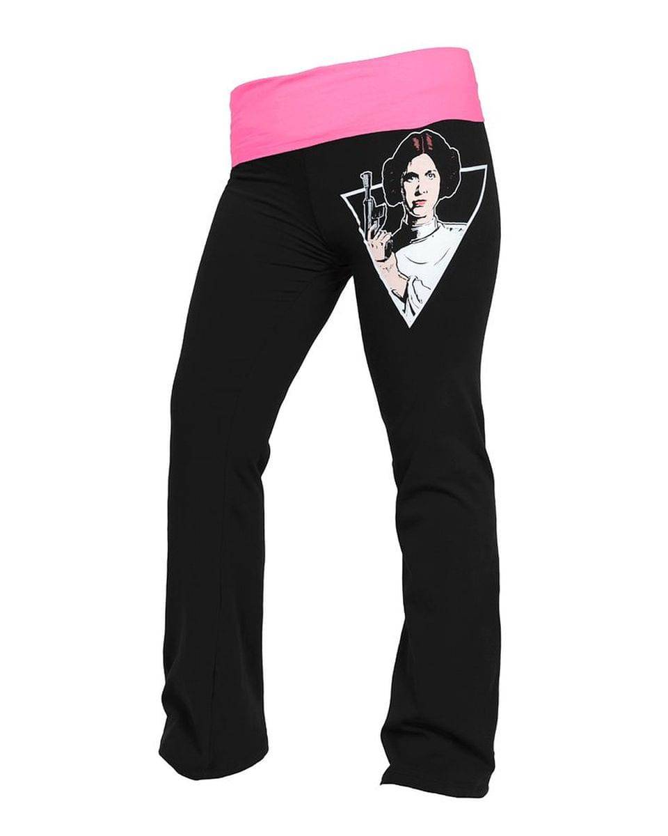 Star Wars Don’t Mess With a Princess Yoga Pants Large