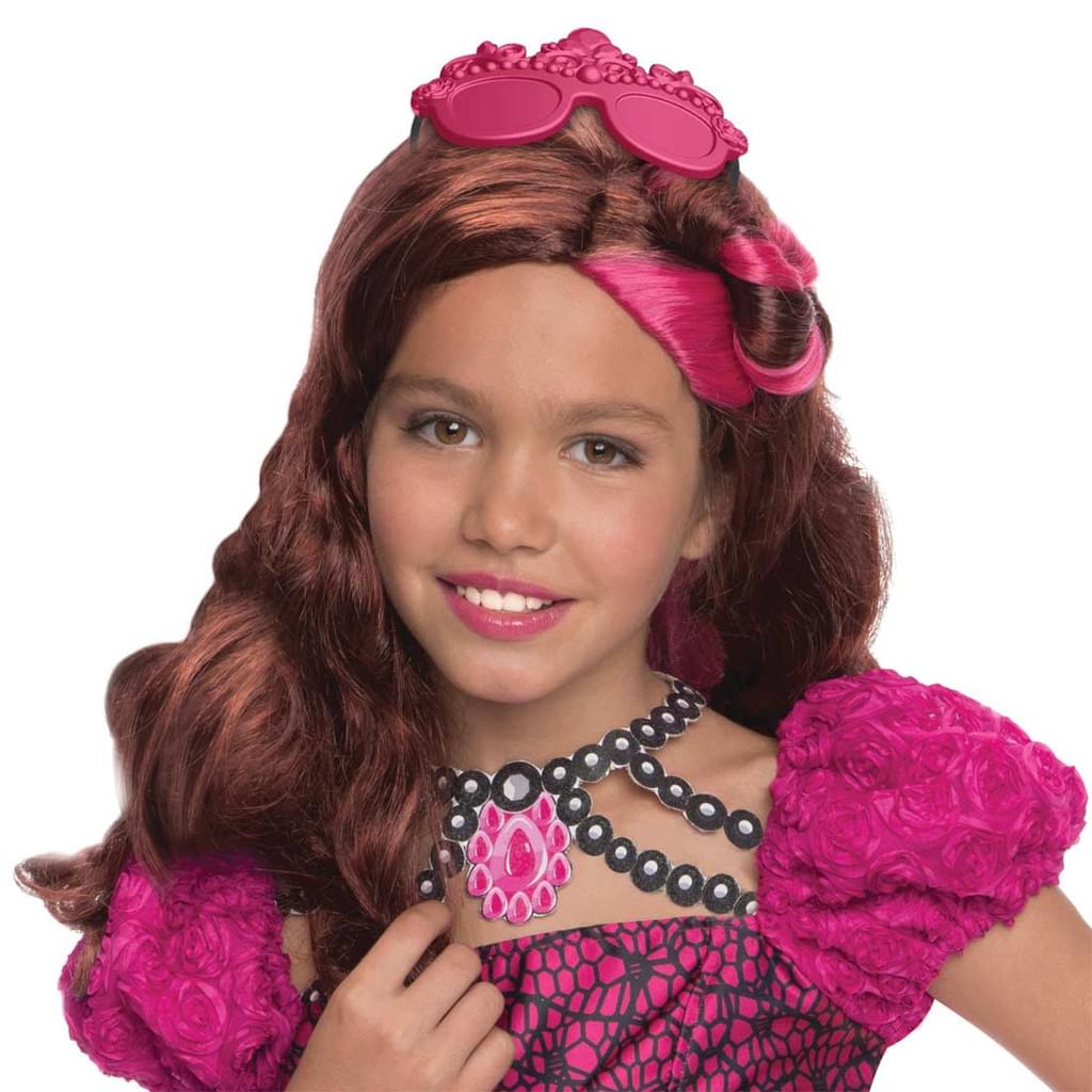 Ever After High Briar Beauty Child Costume Wig With Headpiece