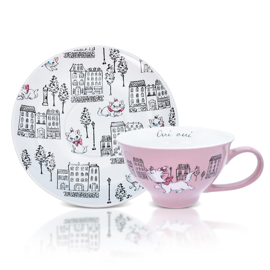Disney The Aristocats Marie Ceramic Teacup and Saucer Set