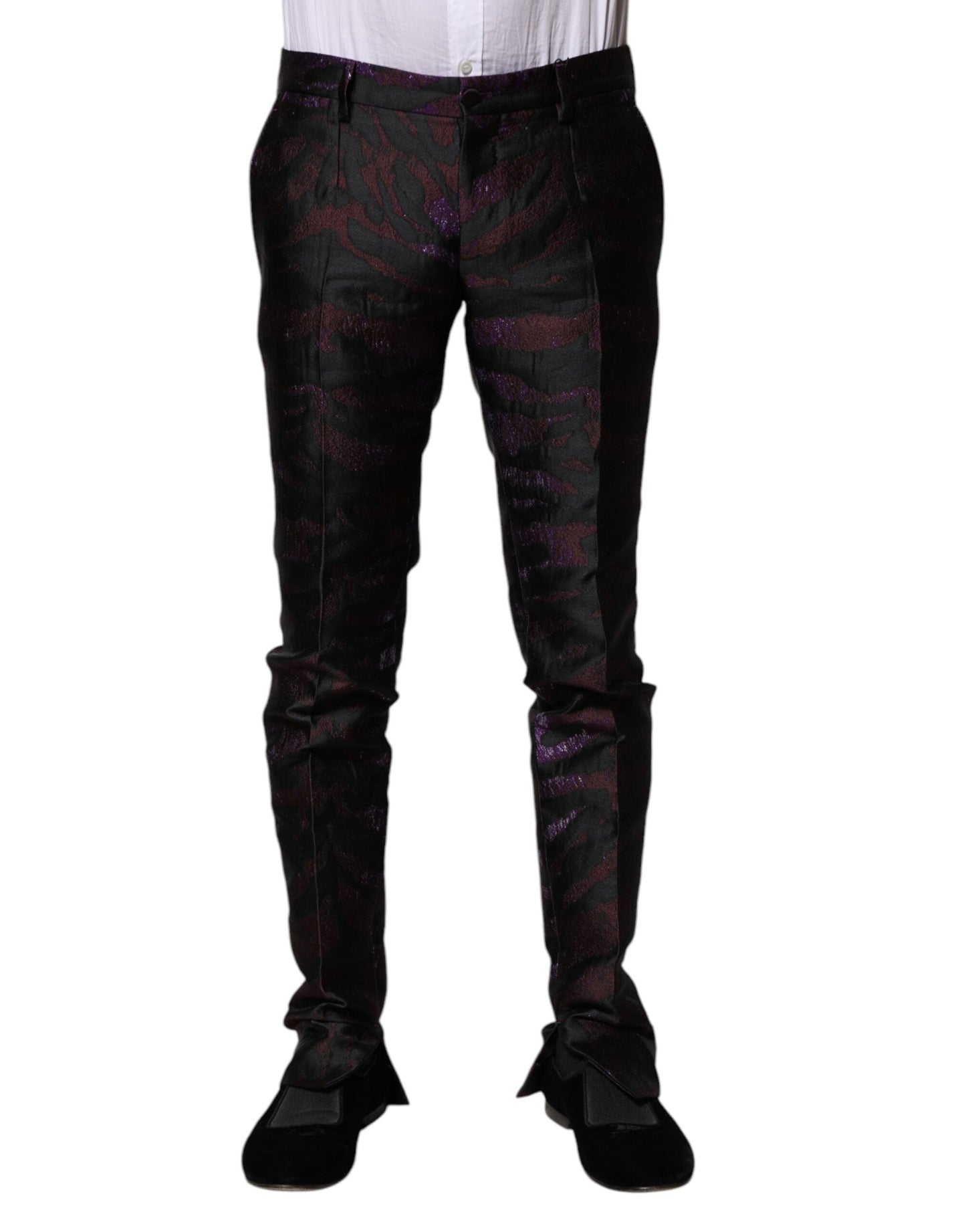 Multicolor Polyester Patterned Pants