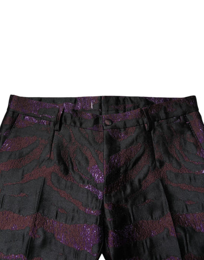 Multicolor Polyester Patterned Pants