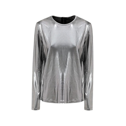 Gray Viscose Long Sleeve