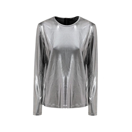 Gray Viscose Long Sleeve