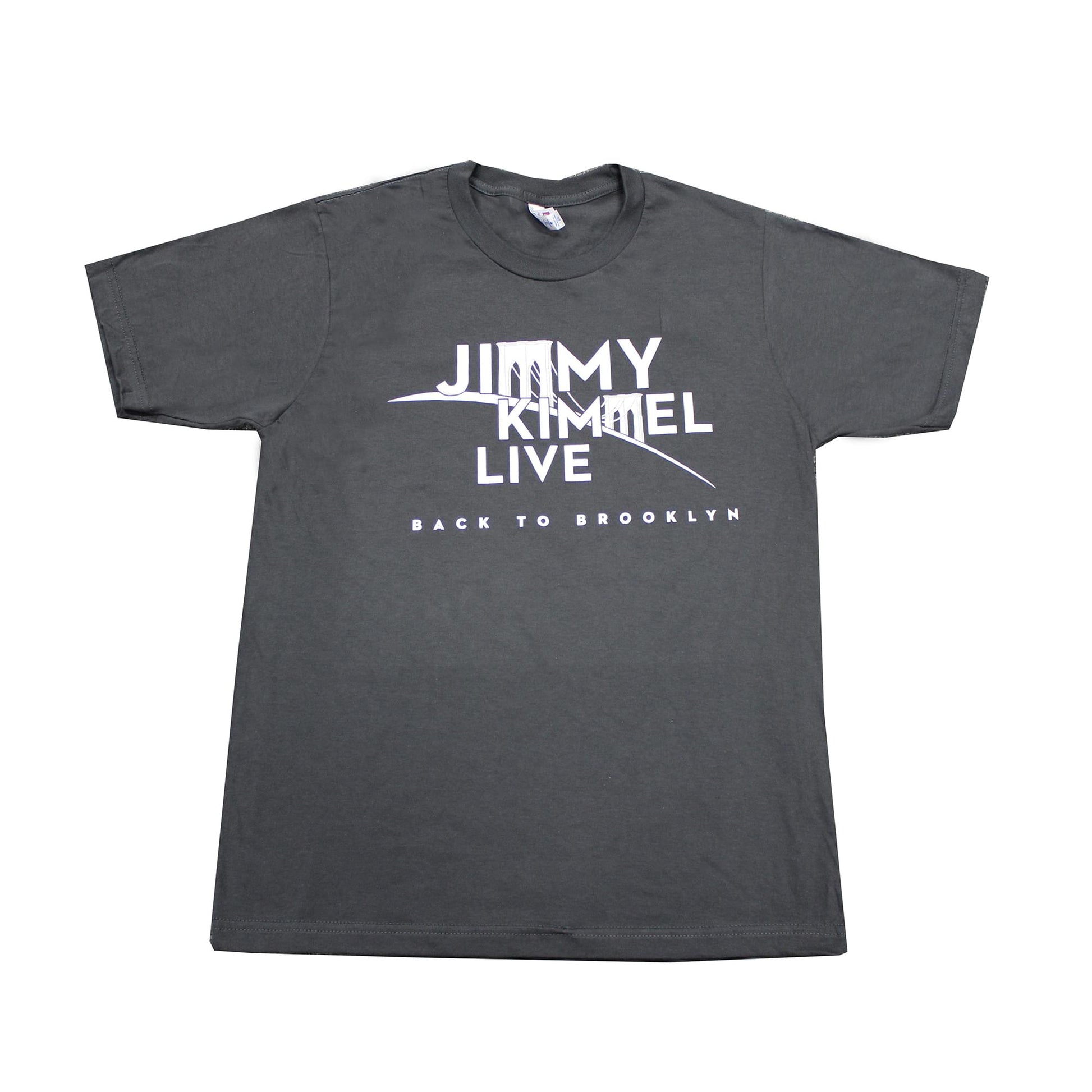 Jimmy Kimmel Live! Brooklyn Charcoal Tee Shirt | Adult X-Large