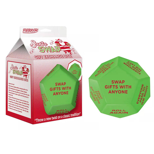 Santa Swap Gift Exchange Oversized Dice (Packaged)