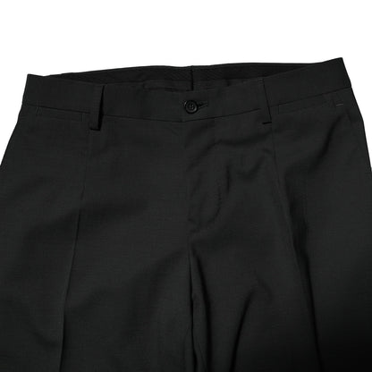 Black Wool 2 Piece Single Breasted Suit