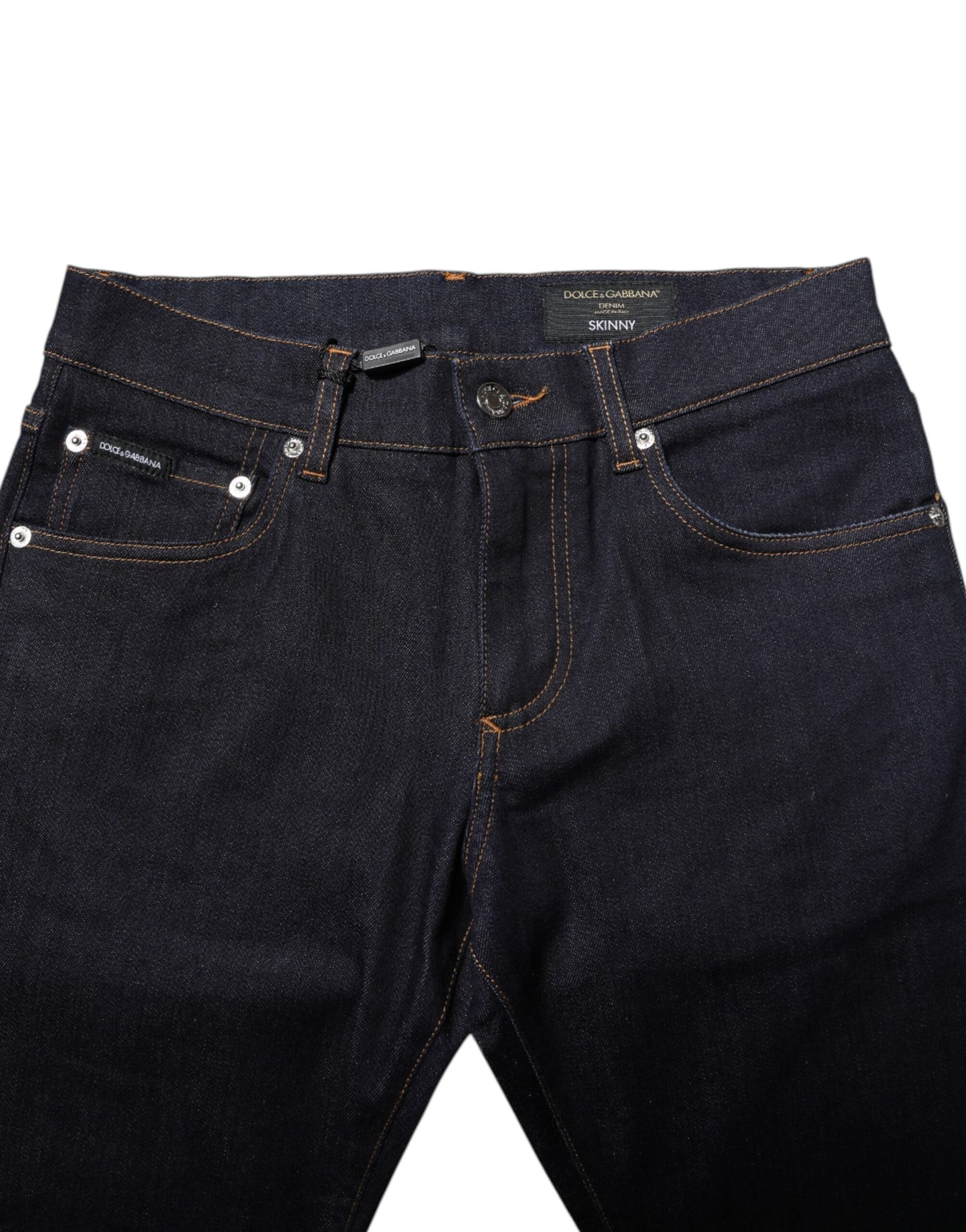 Black Cotton Skinny Men Denim Jeans