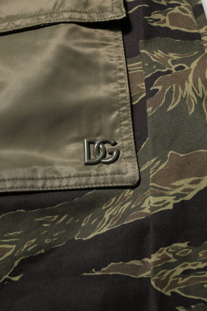 Multicolor Cargo Camouflage Pants
