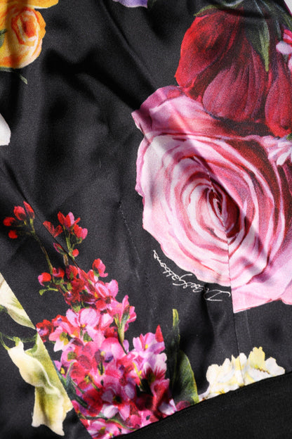 Multicolor Floral Legging Stretch Waist Pants