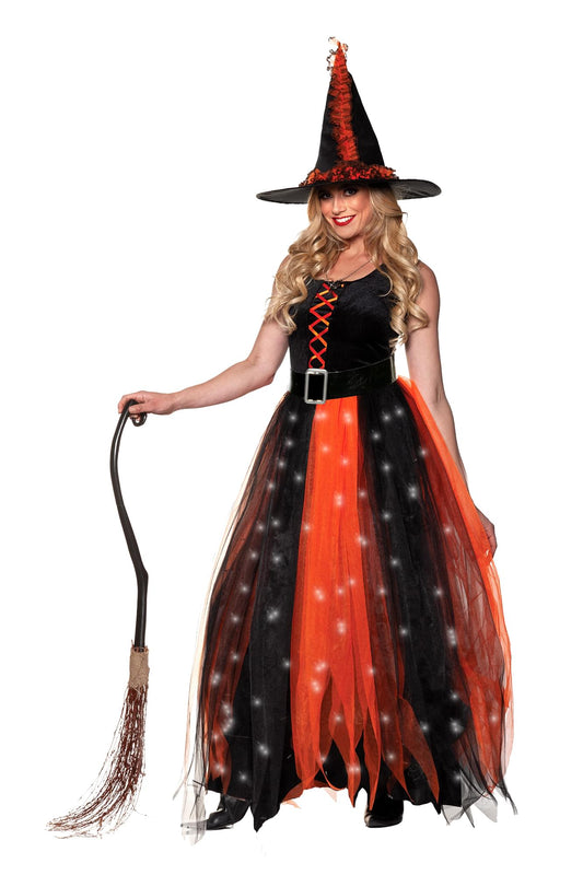 Hocus Pocus Light-Up Witch Adult Costume | Large