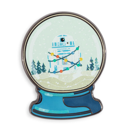 Star Wars R2-D2 Holiday Winter Snow Globe Enamel Pin