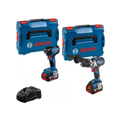 Combi-Kit 2 Tools 18V - Cordless drill driver GSR 18V-110C + Cordless impact wrench GDR 18V-210C + 2 Batteries GBA 18V 5.0Ah +