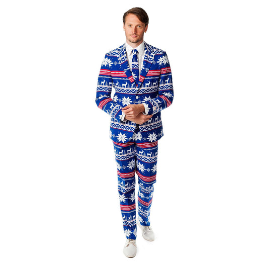The Rudolph Men's Christmas Costume Suit: Size 42