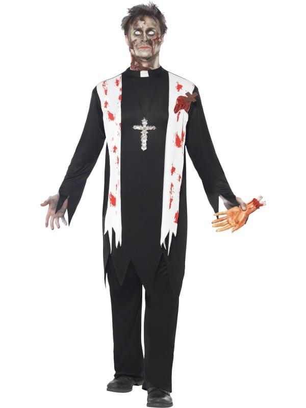 Zombie Priest Adult Costume Medium