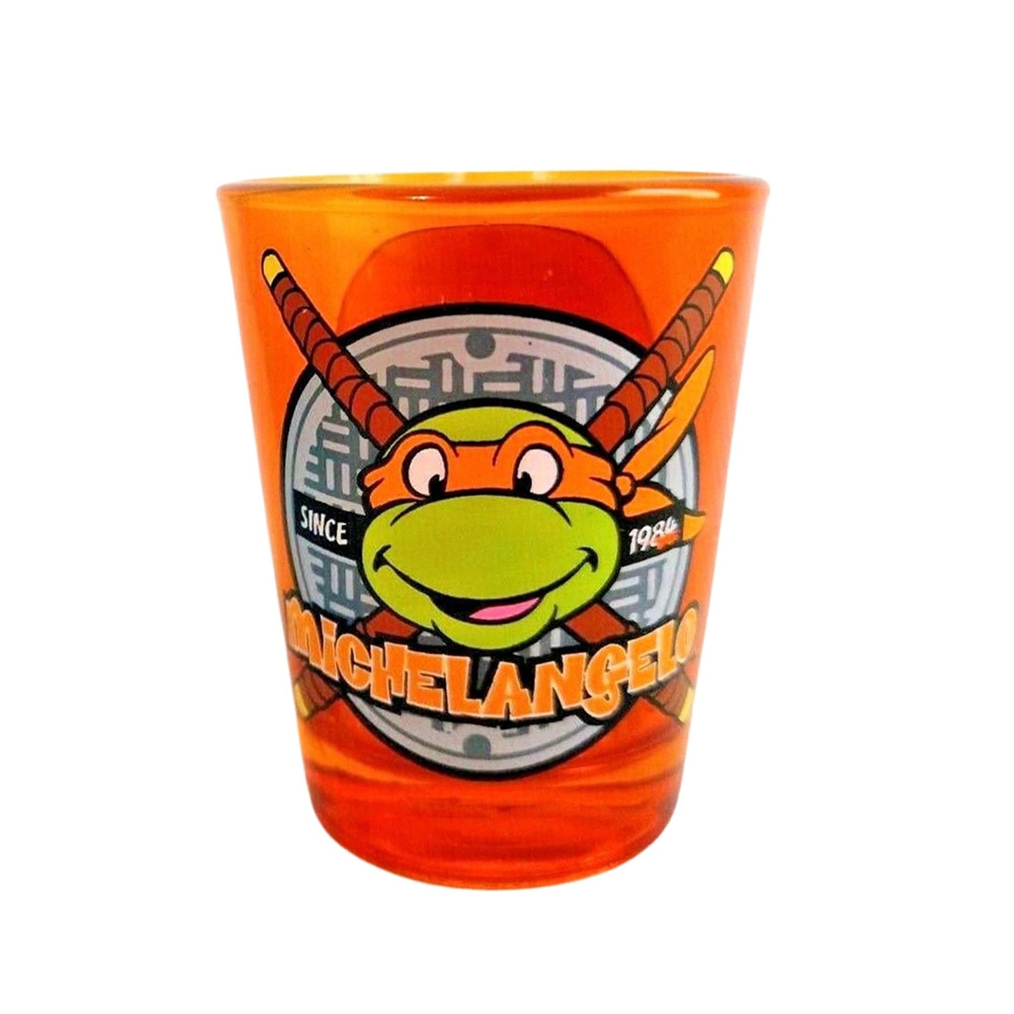 Teenage Mutant Ninja Turtles Orange Michelangelo Shot Glass