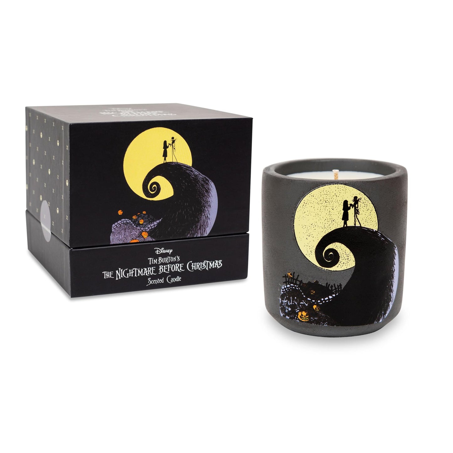 Disney The Nightmare Before Christmas 7-Ounce Scented Candle In Concrete Jar