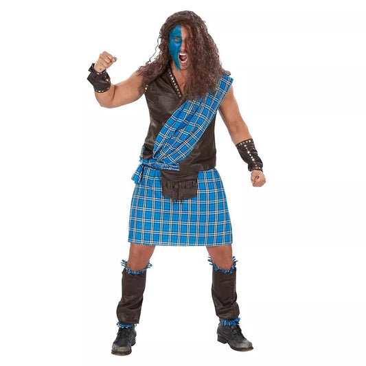 Scottish Warrior Adult Costume | One Size