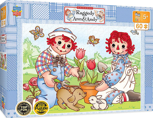 Raggedy Ann & Andy Picnic Friends 60 Piece Jigsaw Puzzle