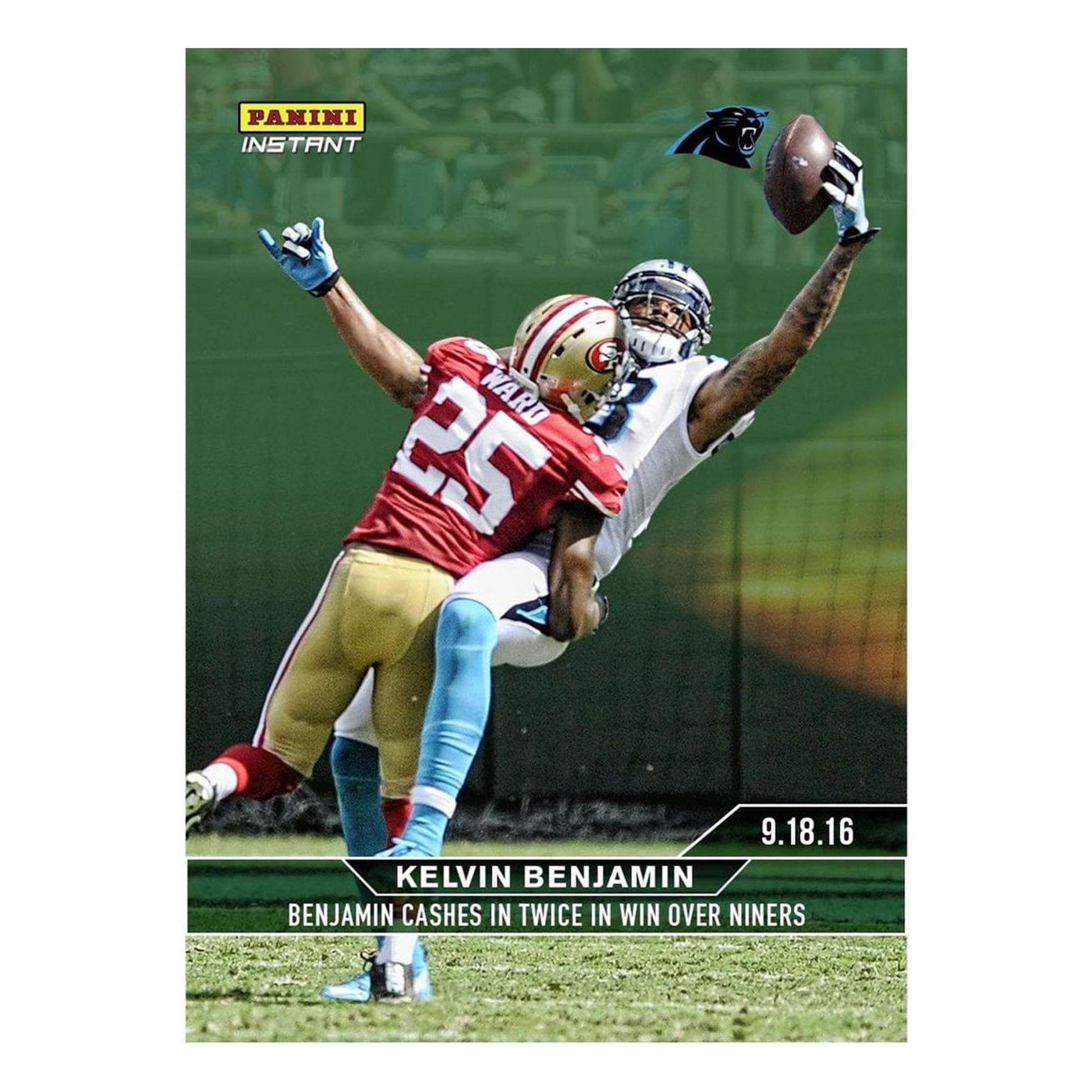 NFL Carolina Panthers Kelvin Benjamin #36 2016 Panini Instant Base Card